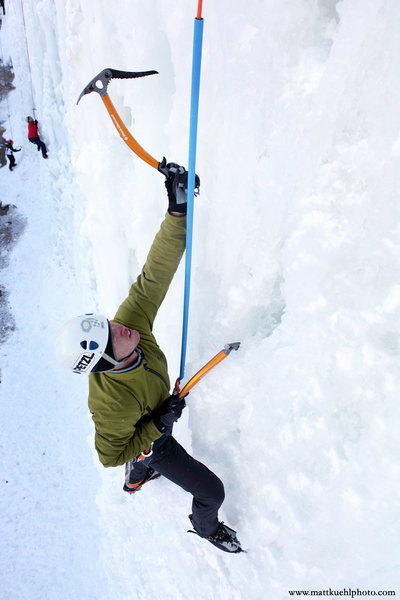 Patrick Bodien. Ice Fest 2011. Photo Matt Kuehl