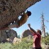 Will pulling into the groove on Shiva Rising, V4