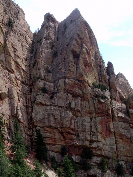 View of the Yellow Spur from atop Long John Wall