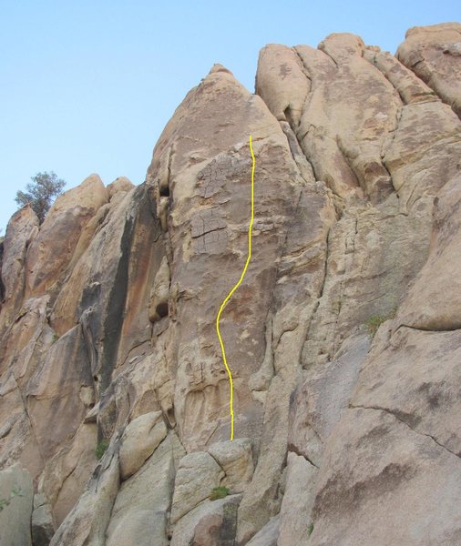 Can you name this climb? It lies in the canyon between Cramer's Corner and Wonder Bluff.