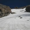 Bring your ice axe for an easy descent.  We glissaded the snowfield for probably 1000 vertical feet by the end.