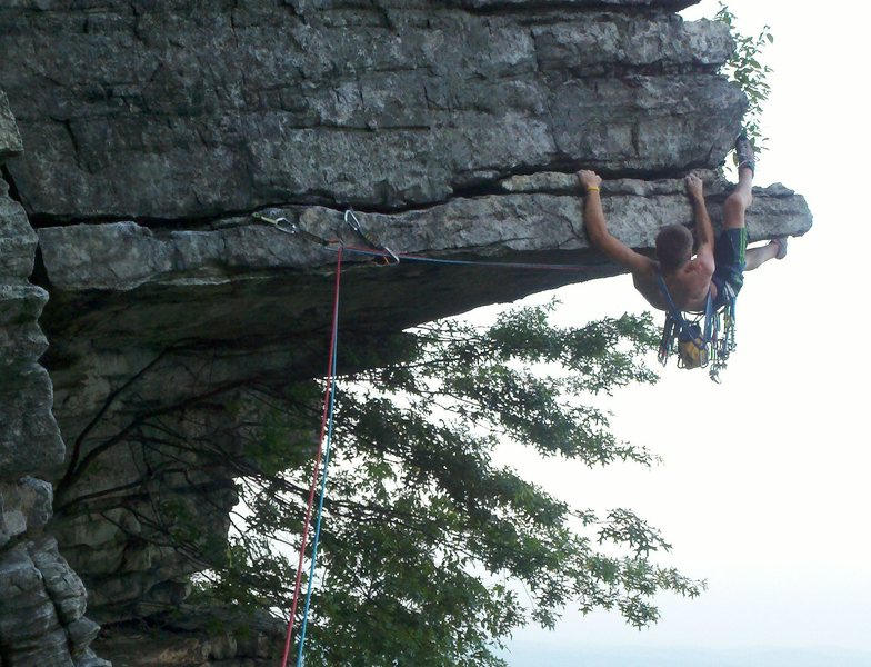 Eric on the final heel hook.