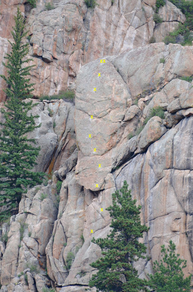 Psilocybe Pslab, what a long strange trip it's been.  Canyon Classic crack tops out at right of photo.