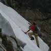 Kurt Prond in the couloir