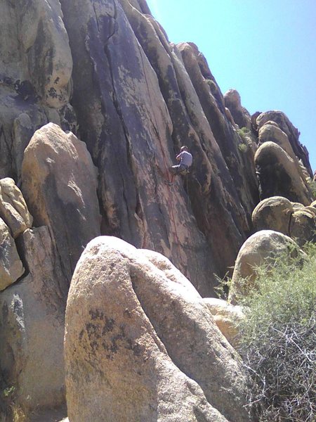 Rapelling at horsemans center.