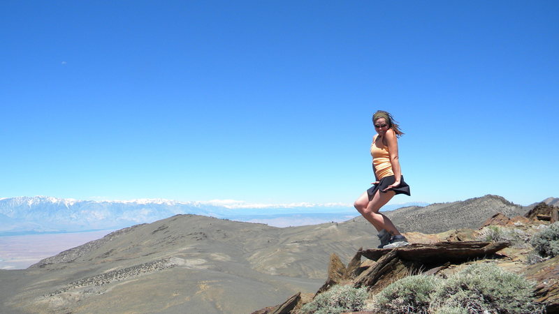 Hiking the top white mountains