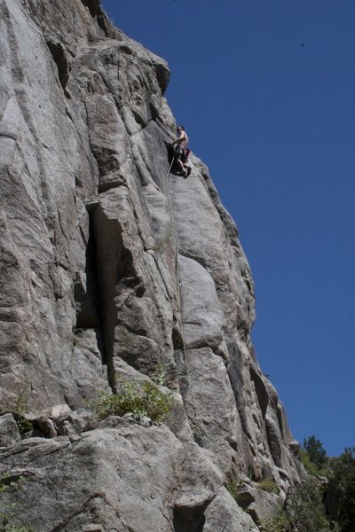 Chris Perkins on sight.  Photo by James Krasta.