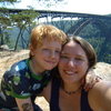 La familia Ream at the New River Gorge.  Summer 2011.