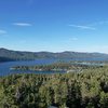 Big Bear Lake from the top of Castle Rock, Big Bear