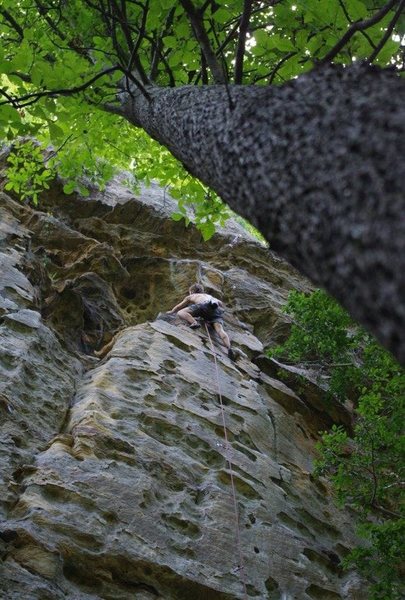 Zach Mathe on Whip-Stocking<br>
Photo by: Ted Bjorklund