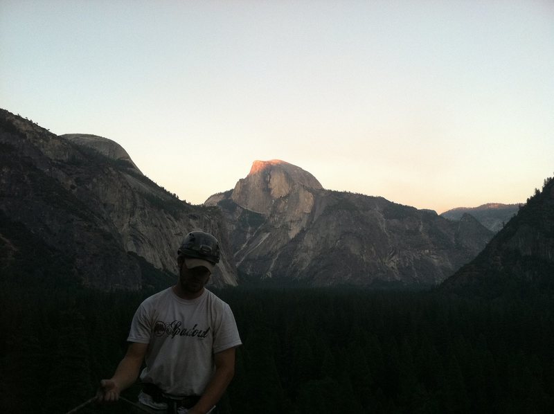 View of Half Dome from the top of P3.