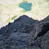 Looking down the 5.7 pitch.