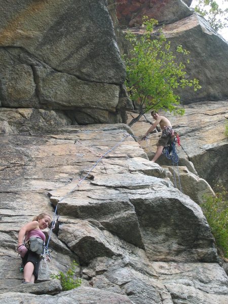 Gunks Climbing with Chrissie.