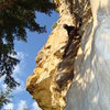 Beautiful blonde rock with great movement on bad-ass holds!