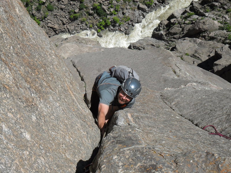 Second pitch off two boulder bivy