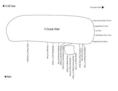 Topo for Y-Crack Wall