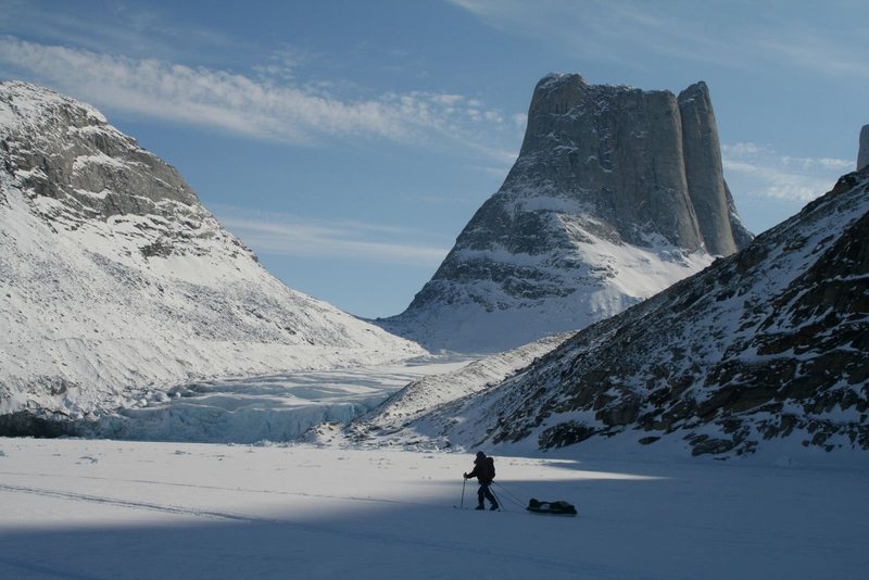 Fjord on NE Baffin Island, Nunavut, Canada