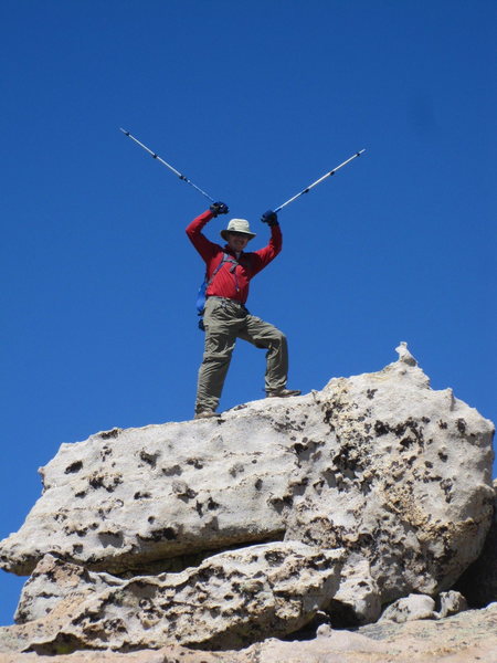 RICK WITTING completing all the named and ranked peaks in rmnp. Dundicking was the last one. sept 2011.