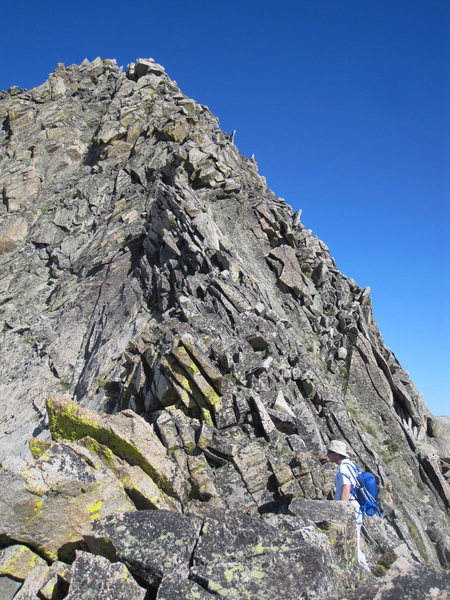 East ridge of Lead mnt, RMNP.