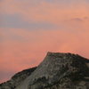 Tenaya Peak at Sunset.