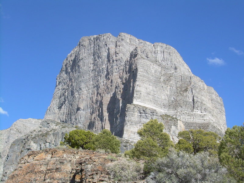 North face as seen from the top of Western Hardman