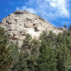 Another crag, Mill Creek Dome, above and accessed from downhill of Mill Creek Crag.