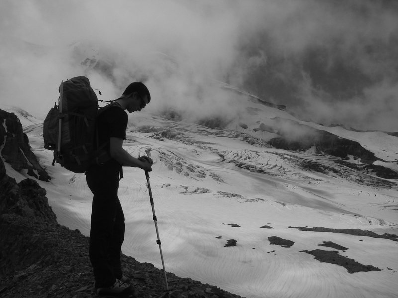 stopping to take it in at st. elmo's pass