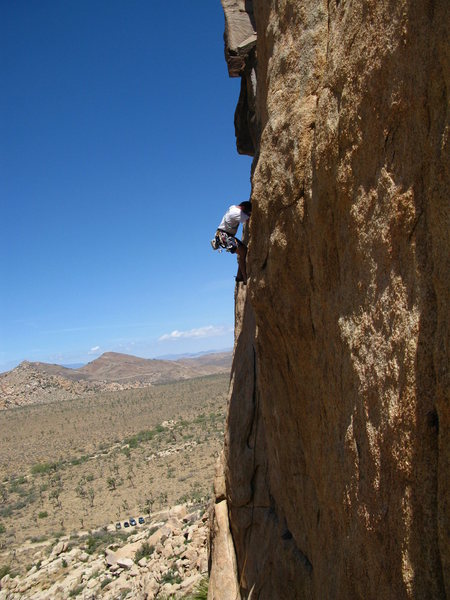 climbing above lost horse road