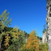 Jay on a great 5.10 on a fantastic fall day.  Hucky Sucky or something like that.  I don't think it's on here, but is in the new guidebook.  