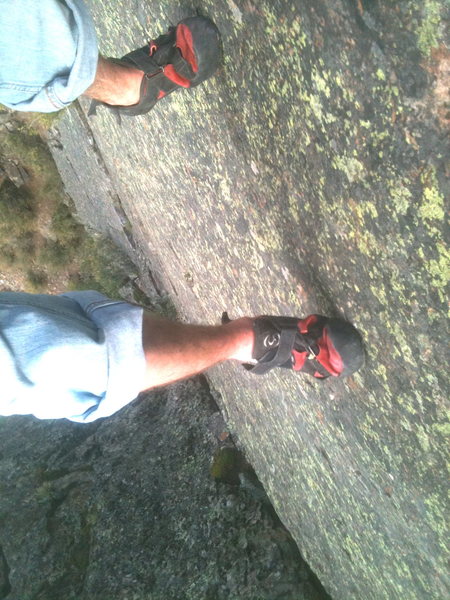 My feet and the rock :)