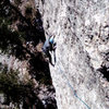 Brian somewhere near the crux.