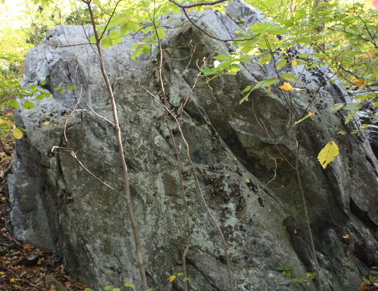 One side of Cubed Boulder