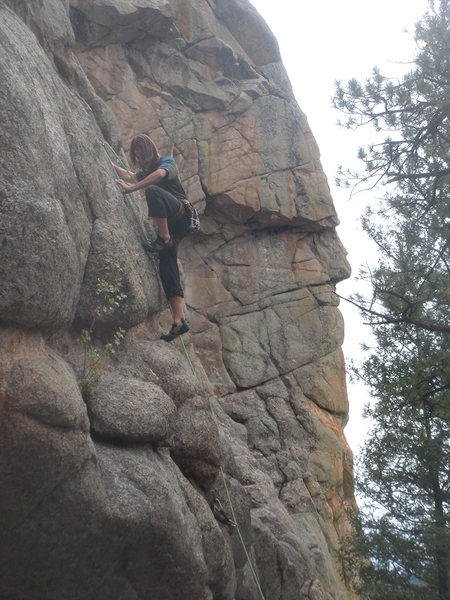 Carl Brockhoff on the tricky mid-section.