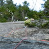 Jim drilling the bolt