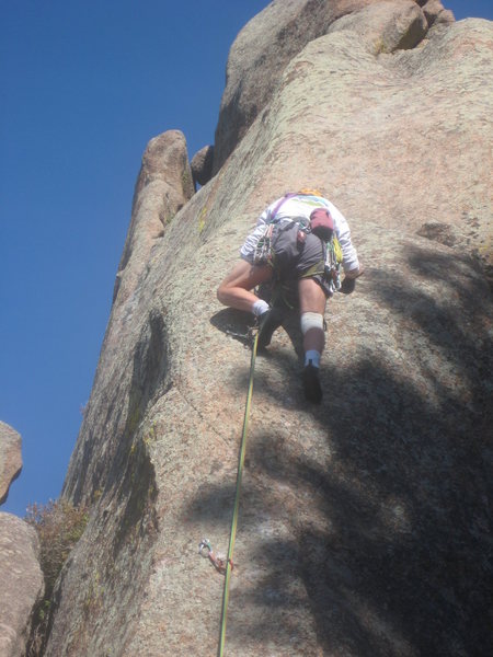 Crystal hunting by bolt #3 (photo by Phil Ashton).