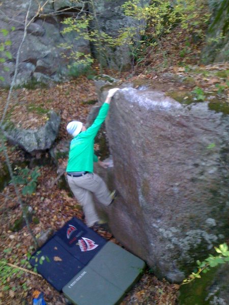 John K sticking the fun dyno<br>
<br>
Photo: Paul Campbell