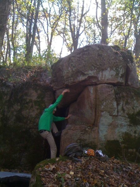 John gaining undercling. 