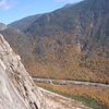 Another nice shot of Vertigo, taken from the belay above Reppy's Crack. 