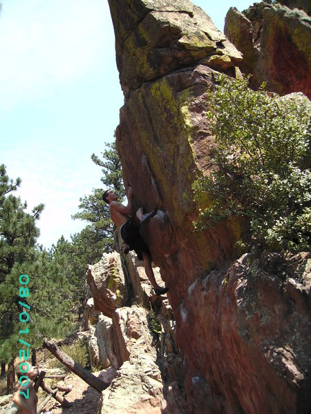 A little bouldering out in CO.