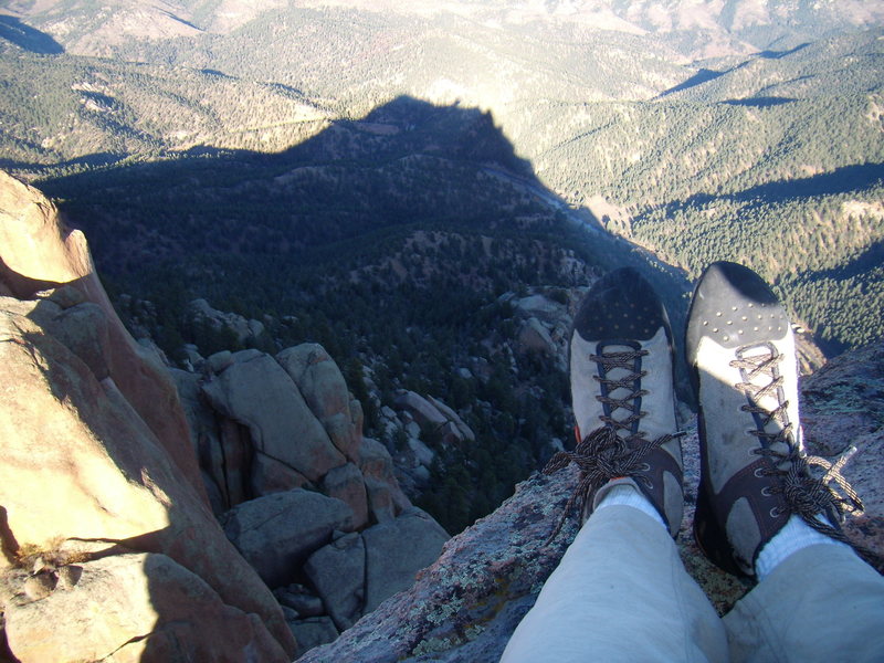 Long Fall Shadows. Cynical P. South Platte CO. October 23rd 2011.