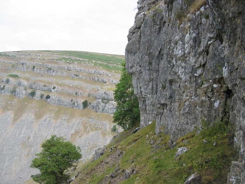 Looking from Monk's Buttress towards Pinfold