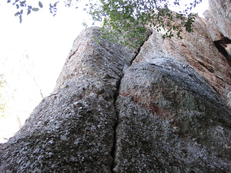 Hand Me Down (5.8) -- looking up first pitch