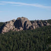 Cabin Ridge from a valley hillside.