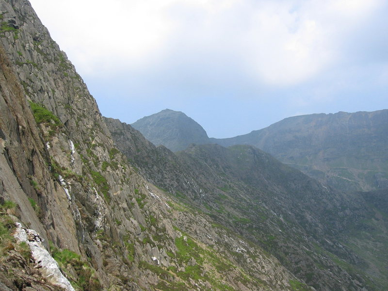 The summit of Yr Wyddfa (aka Snowdon) viewed from Lliwedd (photo by Phil Ashton)