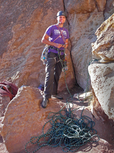 Ready to head up Super Slab (5.6) at Smith