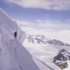 Climbing up Rime Peak.