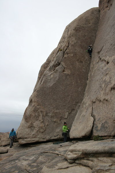 Nathan Fitzhugh belayed by Agina Sedler.