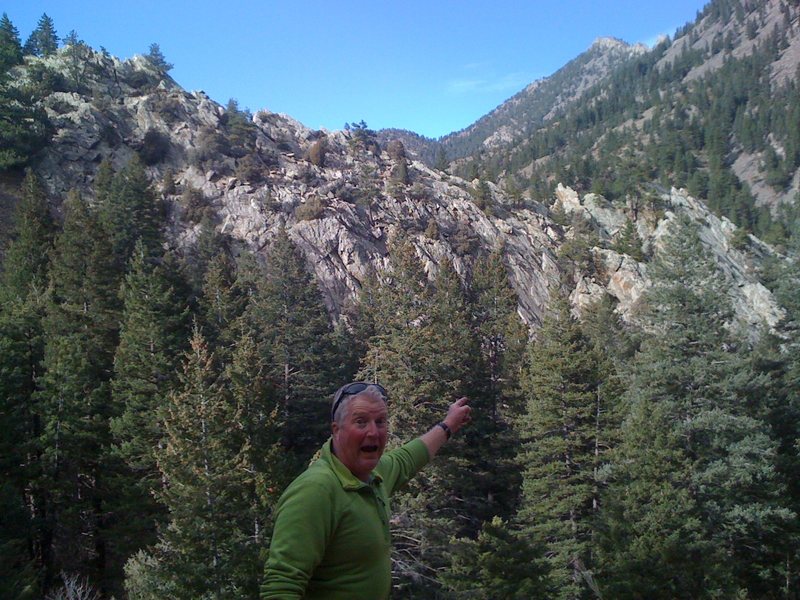 Malcolm isn't sure about the Quartzite Ridge.