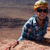 Polly at the summit of South Six Shooter Tower