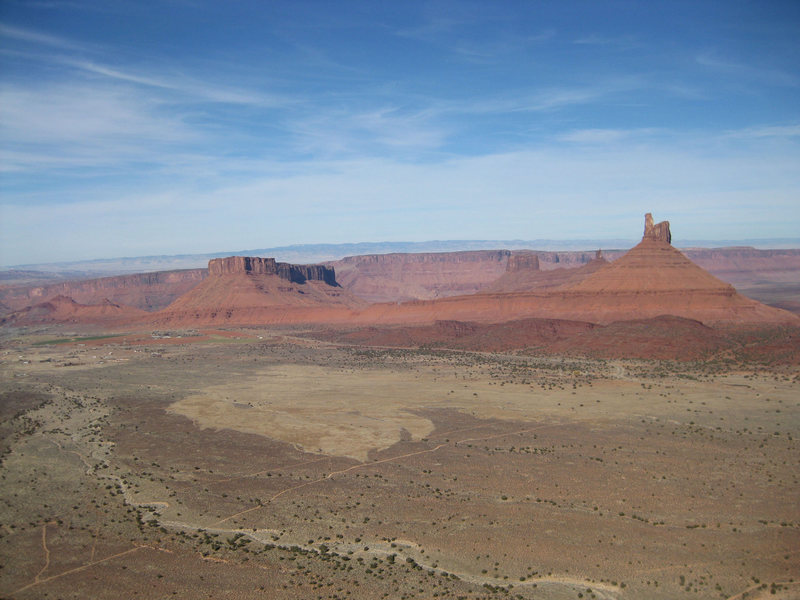 A slightly more unconventional view of Castle Valley.